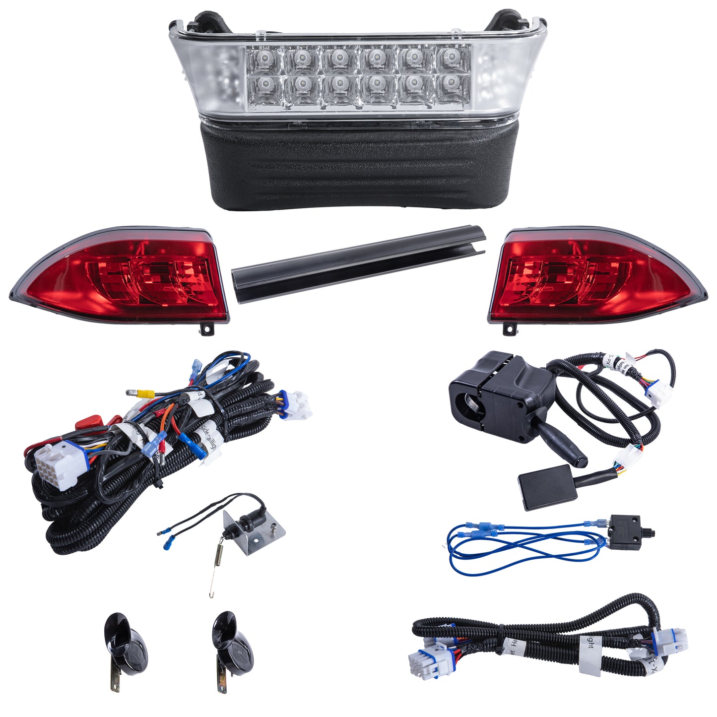 Club Car Precedent LED High Low Beam light kit with  mechanical brake 12-48 volt