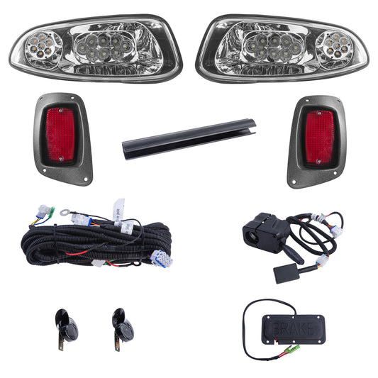 EZ-GO RXV 2016+ LED High Low Beam Light Kit with Brake Pad 12-48 volt