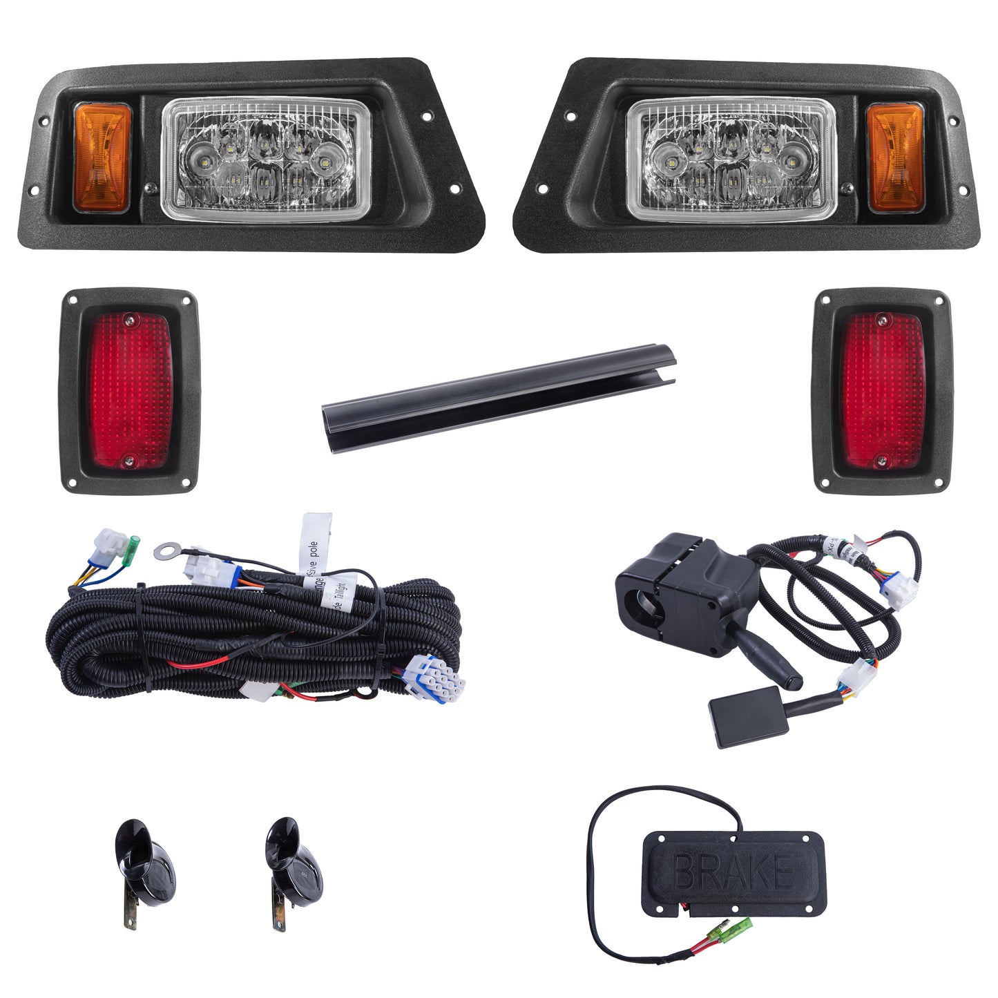 YAMAHA G-22 LED Hi-Low Beam Deluxe Light Kit with Brake Pads 12-48 volt