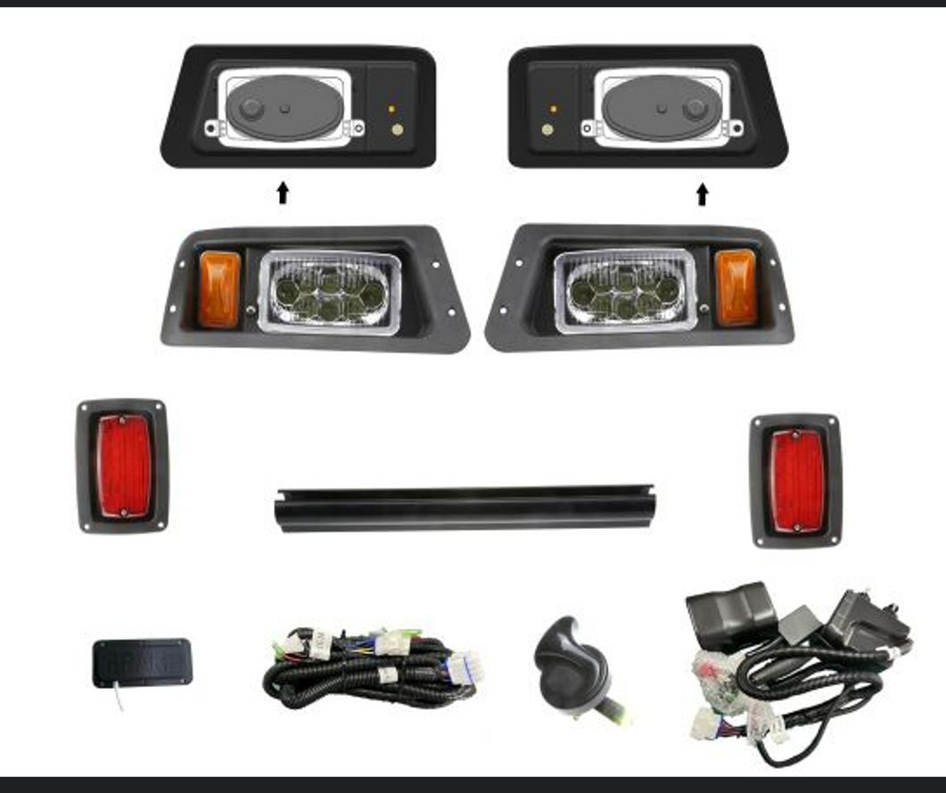 LUXCART™ Yamaha G14, G16, G19, G22 High Low Beam Light Kit